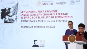 Anuncia Sheinbaum iniciativa de Ley General contra el feminicidio con penas de hasta 70 años
