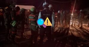 Ininterrumpidas, labores de rescate para cuatro mineros atrapados en mina de Sinaloa