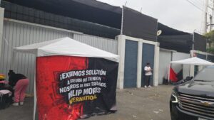 Denuncian hostigamiento policial contra manifestantes en planta de Philip Morris en Vallejo