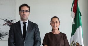 Sheinbaum se reúne con vicepresidente de España para duplicar comercio bilateral hacia 2030