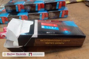 Asegura ANAM 1.2 millones de cigarrillos ilegales procedentes de Taiwán en el AICM